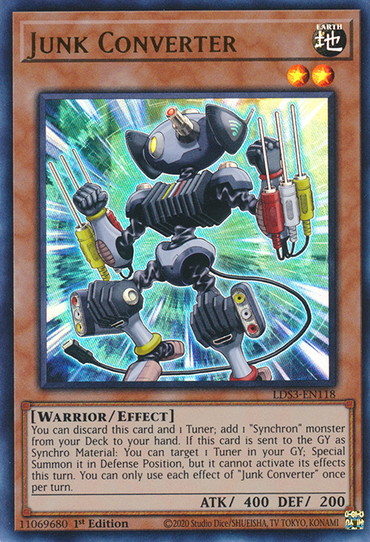 Junk Converter [LDS3-EN118] Ultra Rare 