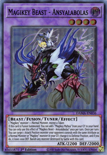 Magikey Beast - Ansyalabolas [DAMA-EN036] Super Rare 