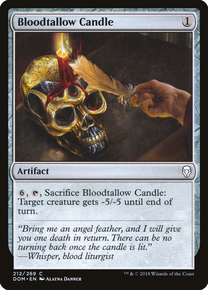 Bloodtallow Candle [Dominaria] 