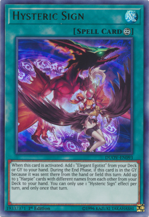 Hysteric Sign [DUOV-EN093] Ultra Rare 