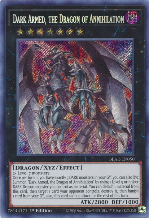 Dark Armed, the Dragon of Annihilation [BLAR-EN050] Secret Rare 