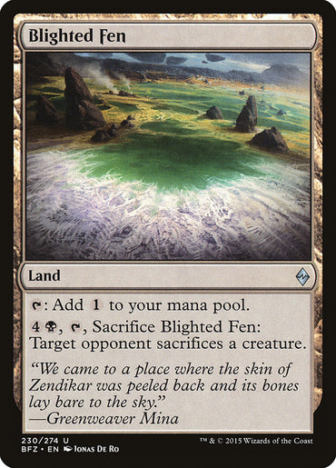 Blighted Fen [Battle for Zendikar] 