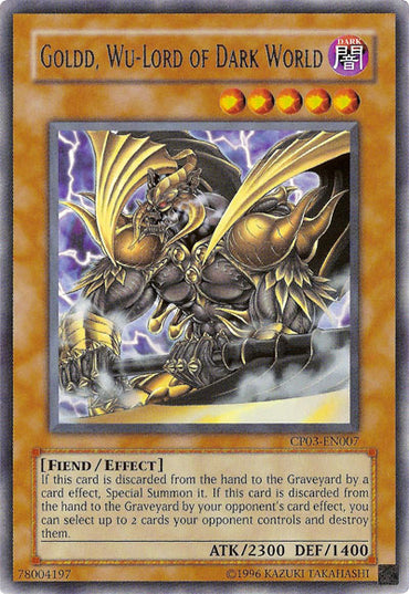 Goldd, Wu-Lord of Dark World [CP03-EN007] Rare 
