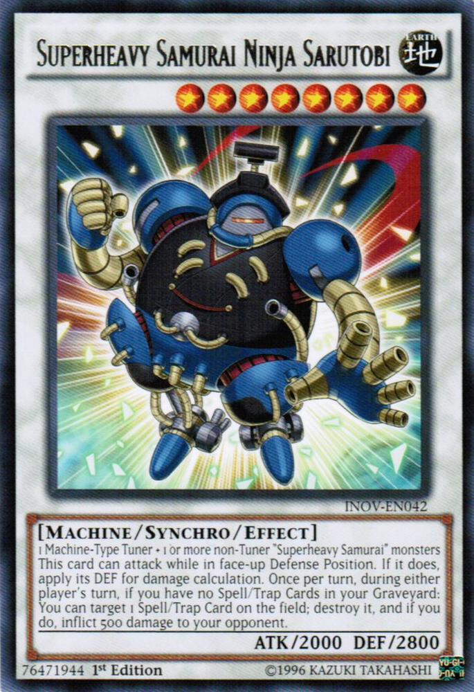 Superheavy Samurai Ninja Sarutobi [INOV-EN042] Rare 