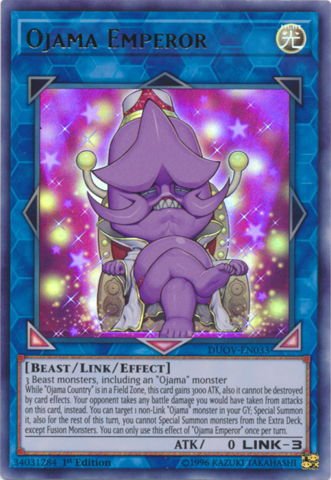 Ojama Emperor [DUOV-EN033] Ultra Rare 