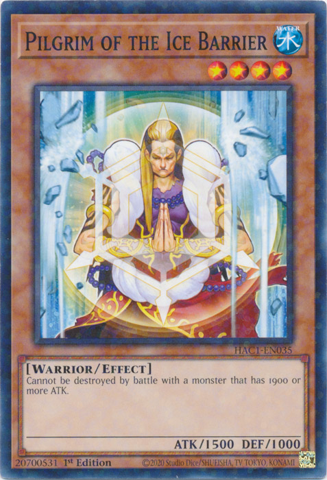 Pilgrim of the Ice Barrier (Duel Terminal) [HAC1-EN035] Common 