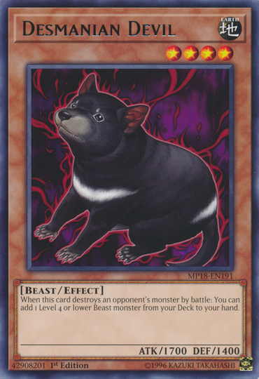 Desmanian Devil [MP18-EN191] Rare 