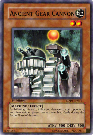 Ancient Gear Cannon [SD10-EN016] Common 