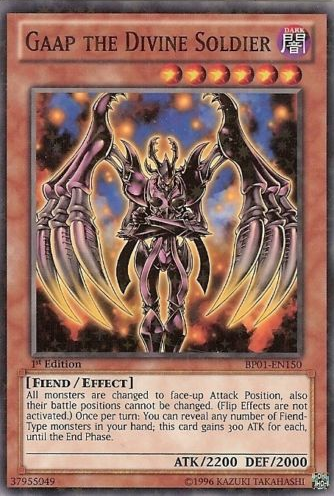 Gaap the Divine Soldier [BP01-EN150] Starfoil Rare 