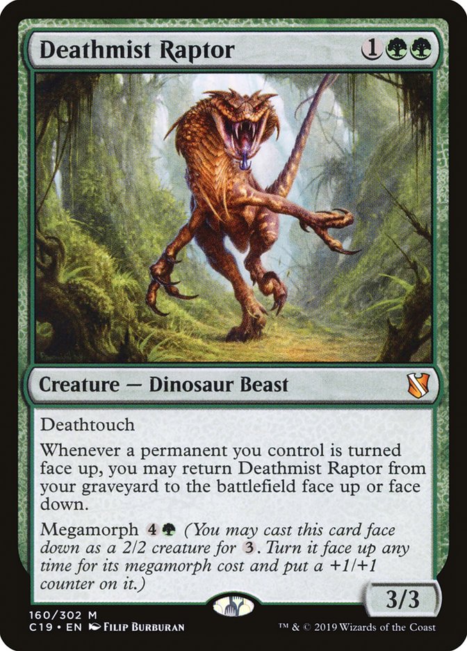 Deathmist Raptor [Commander 2019] 