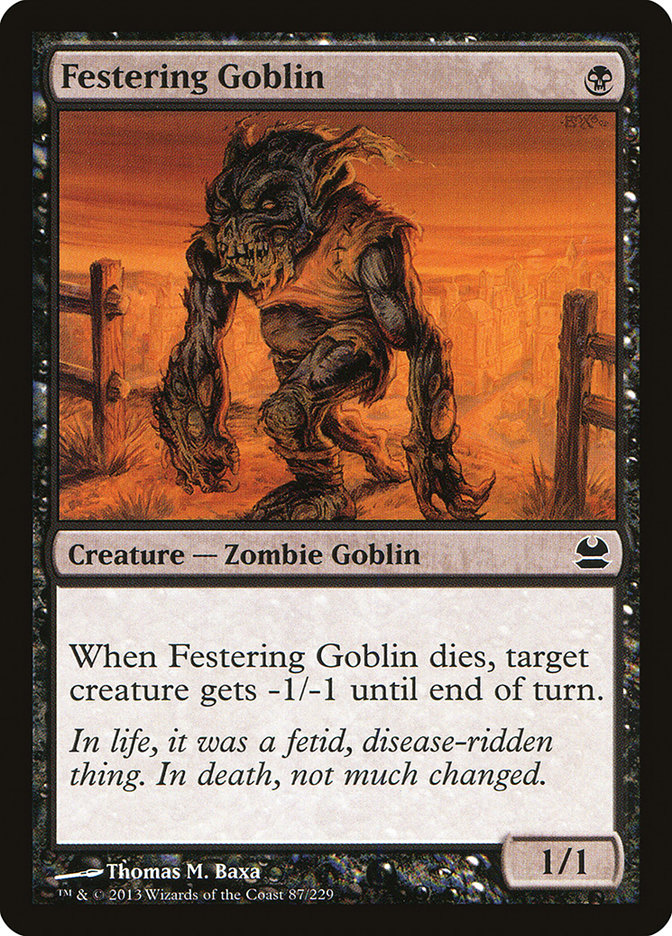 Festering Goblin [Modern Masters] 