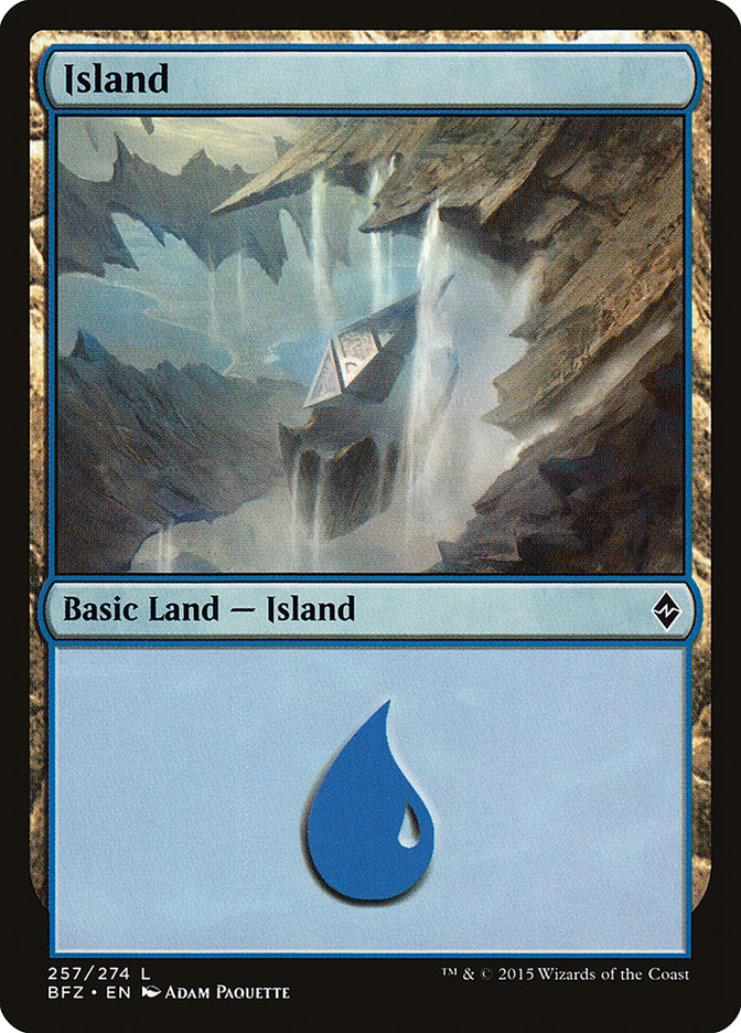 Island (257) [Battle for Zendikar] 