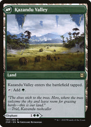 Kazandu Mammoth // Kazandu Valley [Zendikar Rising] 