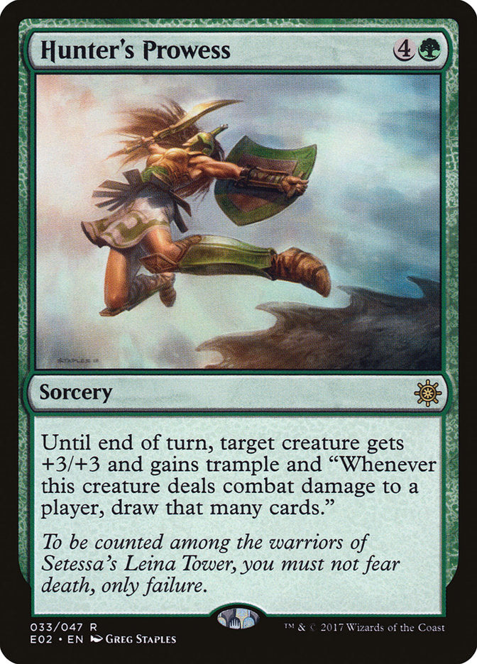 Hunter's Prowess [Explorers of Ixalan] 