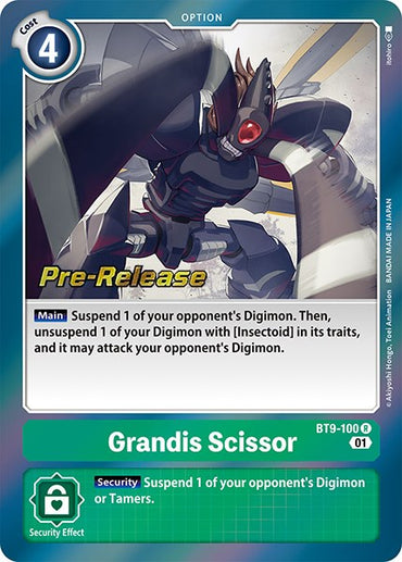 Grandis Scissor [BT9-100] [X Record Pre-Release Promos] 