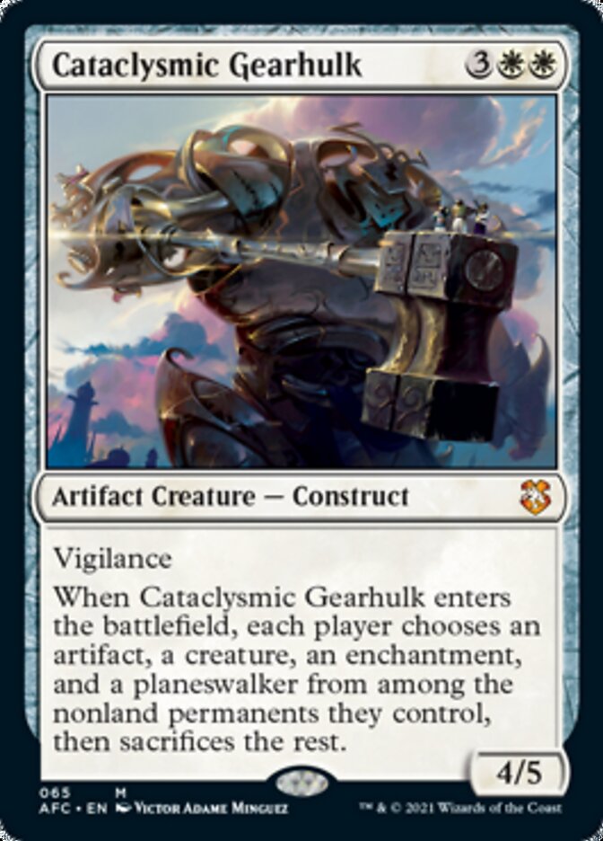 Cataclysmic Gearhulk [Dungeons & Dragons: Adventures in the Forgotten Realms Commander] 