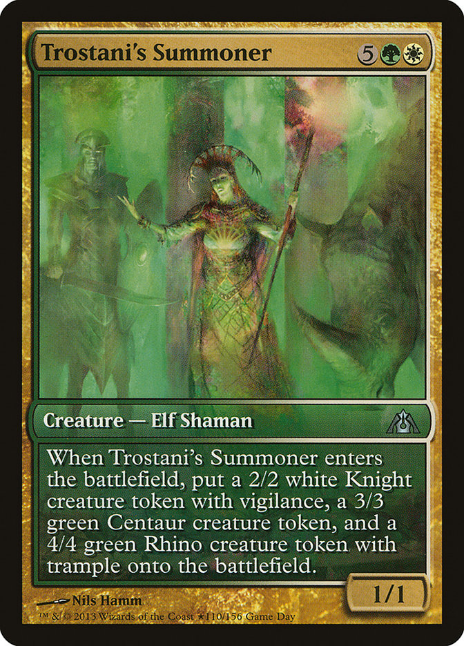 Trostani's Summoner (Game Day) [Dragon's Maze Promos] 