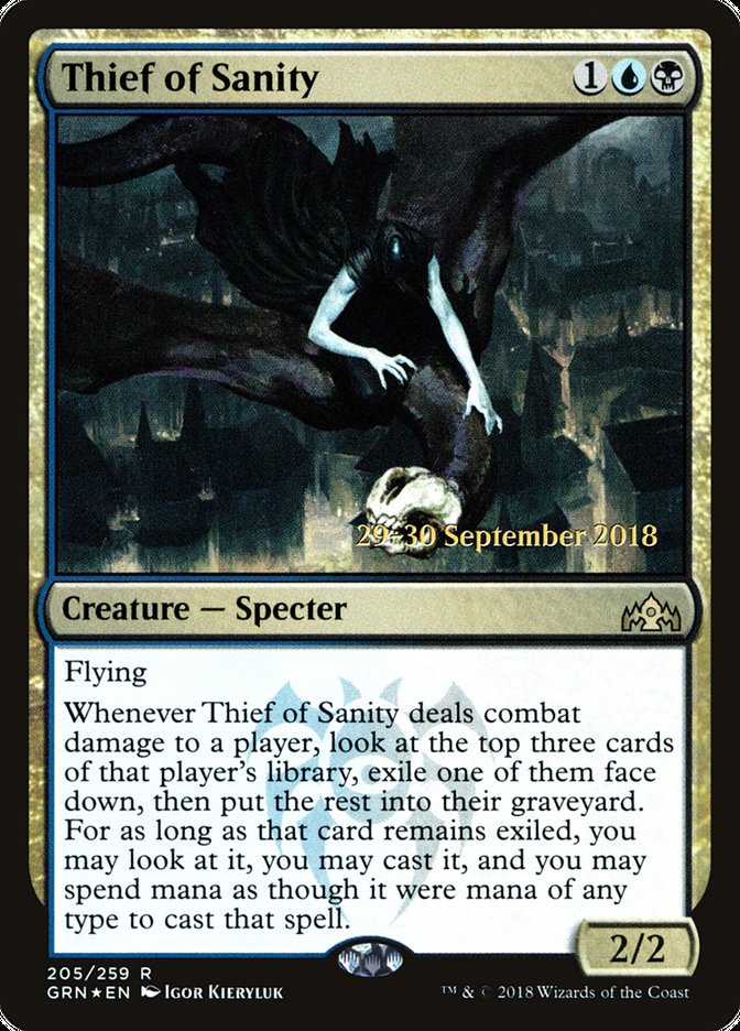 Thief of Sanity [Guilds of Ravnica Prerelease Promos] 