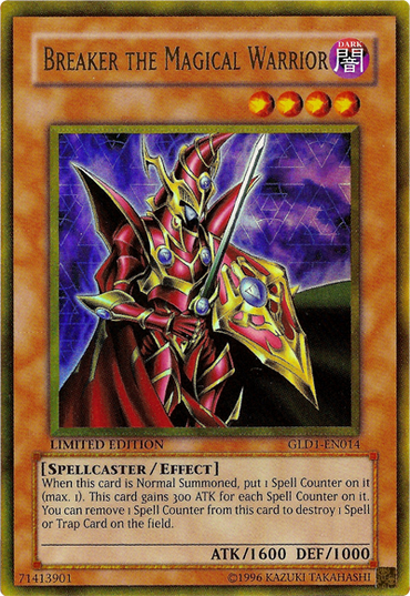 Breaker the Magical Warrior [GLD1-EN014] Gold Rare 