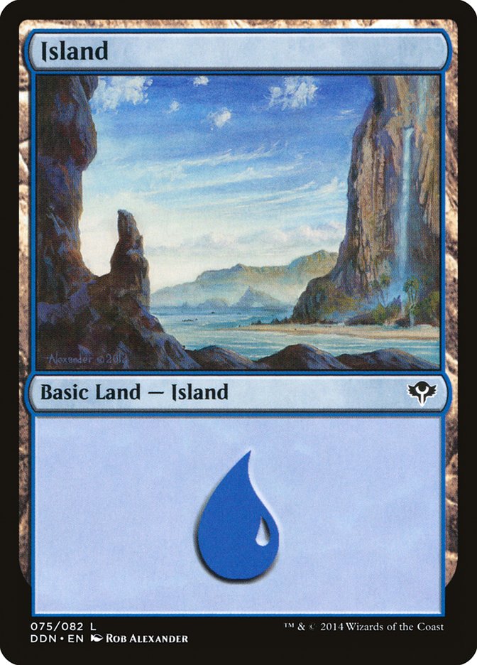 Island (75) [Duel Decks: Speed ​​vs. Cunning] 