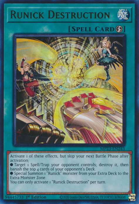 Runick Destruction [MP23-EN243] Ultra Rare 