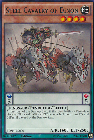Steel Cavalry of Dinon [BOSH-EN000] Rare 
