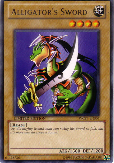 Alligator's Sword [WCPP-EN007] Rare 