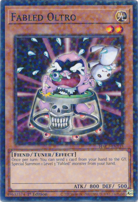 Fabled Oltro (Duel Terminal) [HAC1-EN135] Common 