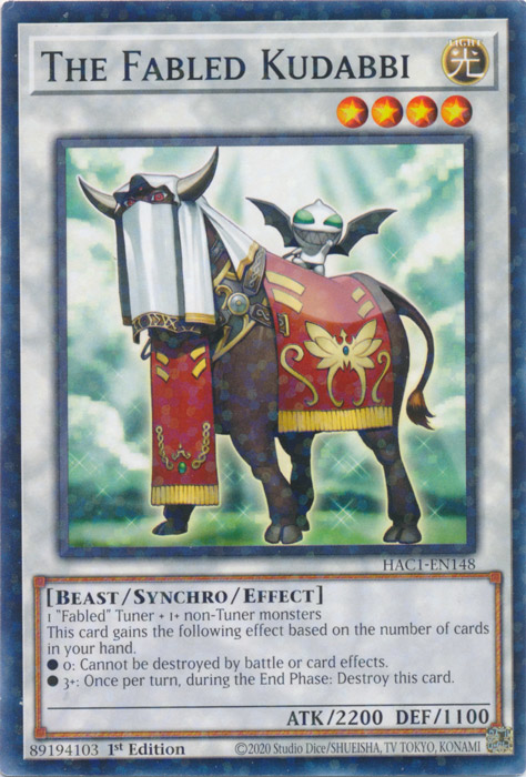The Fabled Kudabbi (Duel Terminal) [HAC1-EN148] Common 