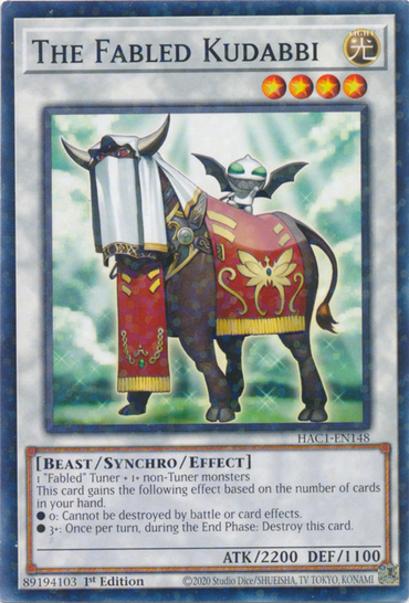 The Fabled Kudabbi (Duel Terminal) [HAC1-EN148] Common 
