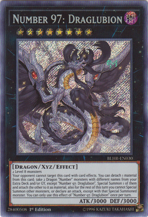Number 97: Draglubion [BLHR-EN030] Secret Rare 