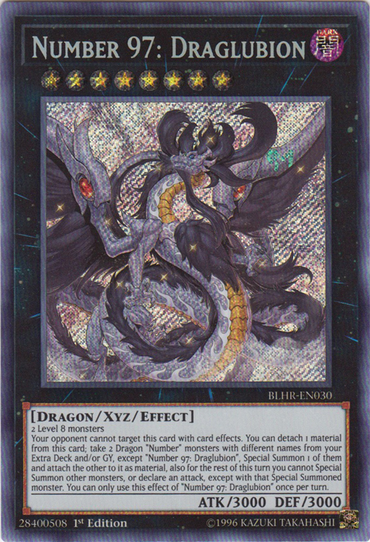 Number 97: Draglubion [BLHR-EN030] Secret Rare 