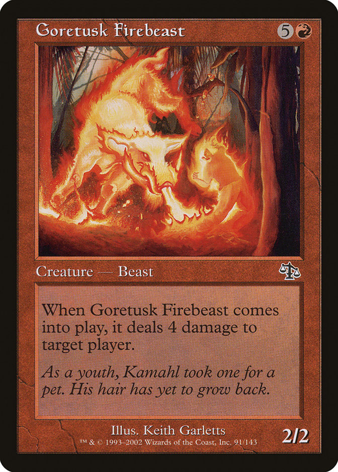 Goretusk Firebeast [Judgment] 
