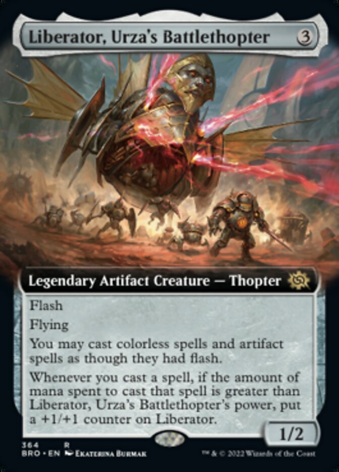 Liberator, Urza's Battlethopter (Extended Art) [The Brothers' War] 