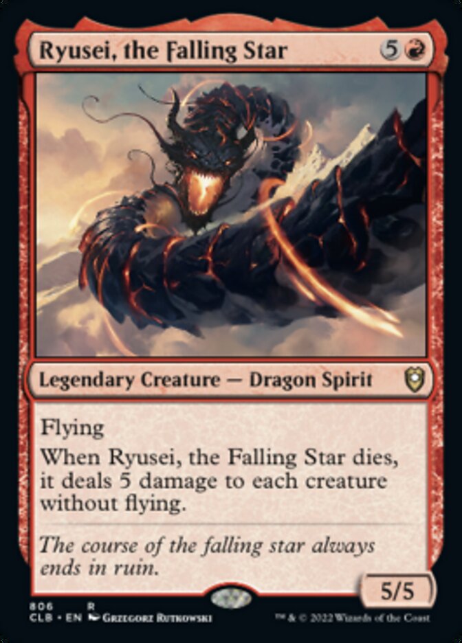 Ryusei, the Falling Star [Commander Legends: Battle for Baldur's Gate] 