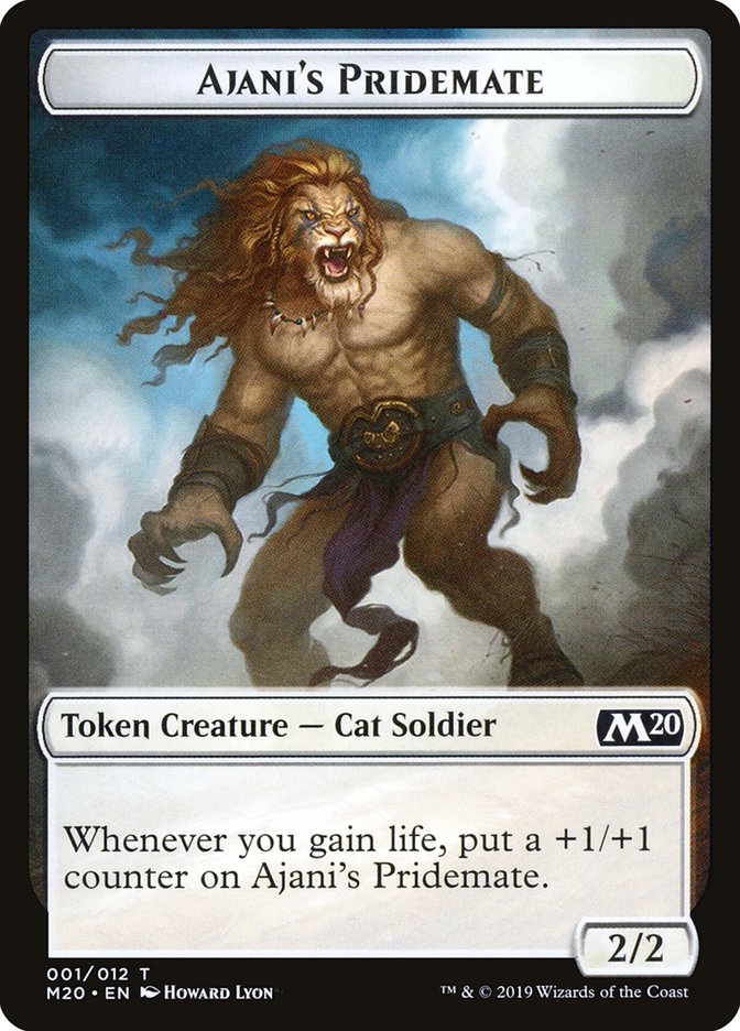 Ajani's Pridemate Token [Core Set 2020 Tokens] 