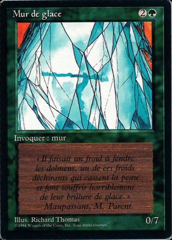 Wall of Ice [Foreign Black Border] 