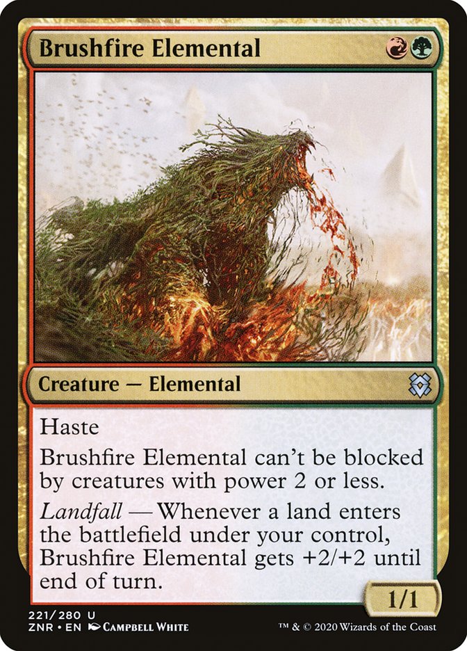 Brushfire Elemental [Zendikar Rising] 