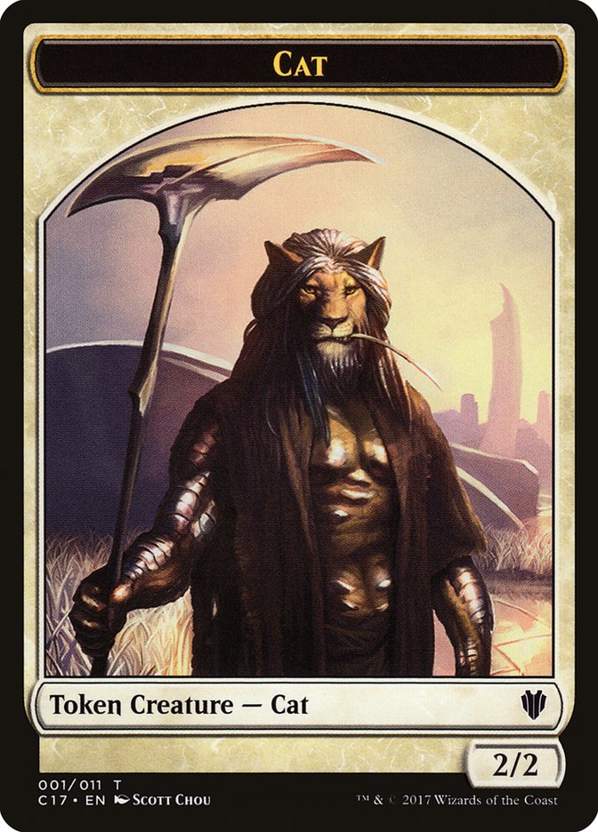 Cat Token [Commander 2017 Tokens] 