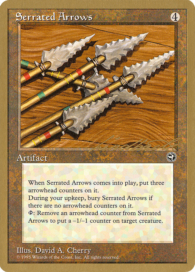 Serrated Arrows (Leon Lindback) [Pro Tour Collector Set] 