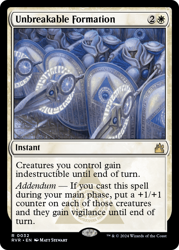 Unbreakable Formation [Ravnica Remastered] 