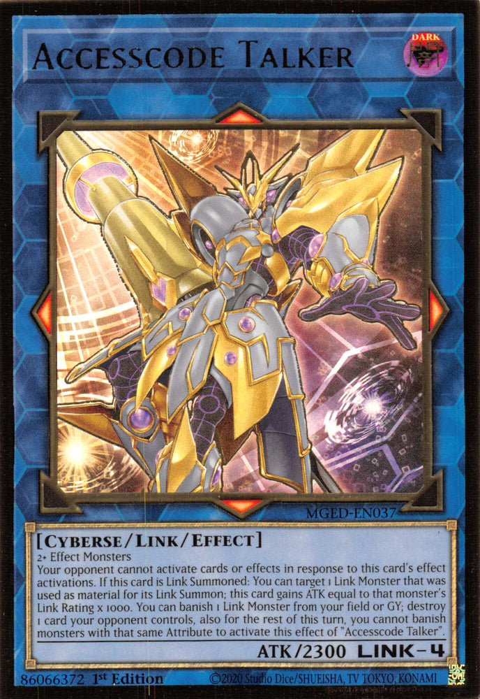 Accesscode Talker [MGED-EN037] Gold Rare 