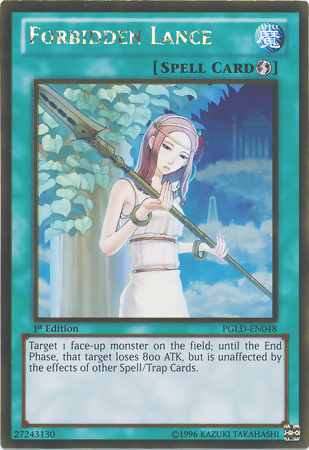 Forbidden Lance [PGLD-EN048] Gold Rare 