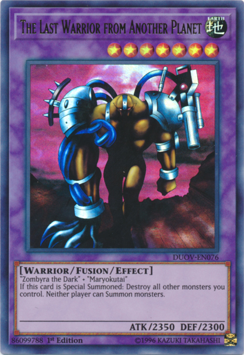 The Last Warrior from Another Planet [DUOV-EN076] Ultra Rare 