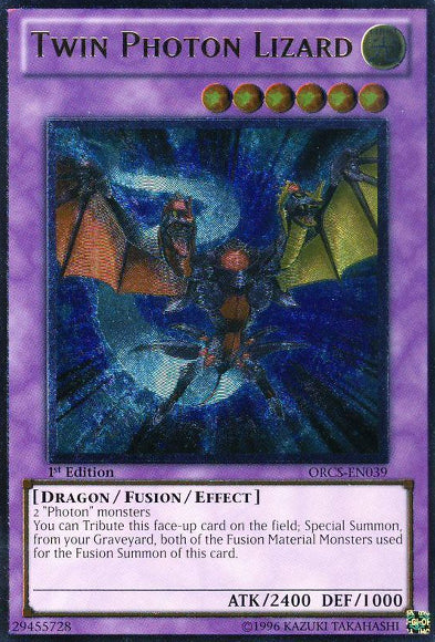 Twin Photon Lizard [ORCS-EN039] Ultimate Rare 