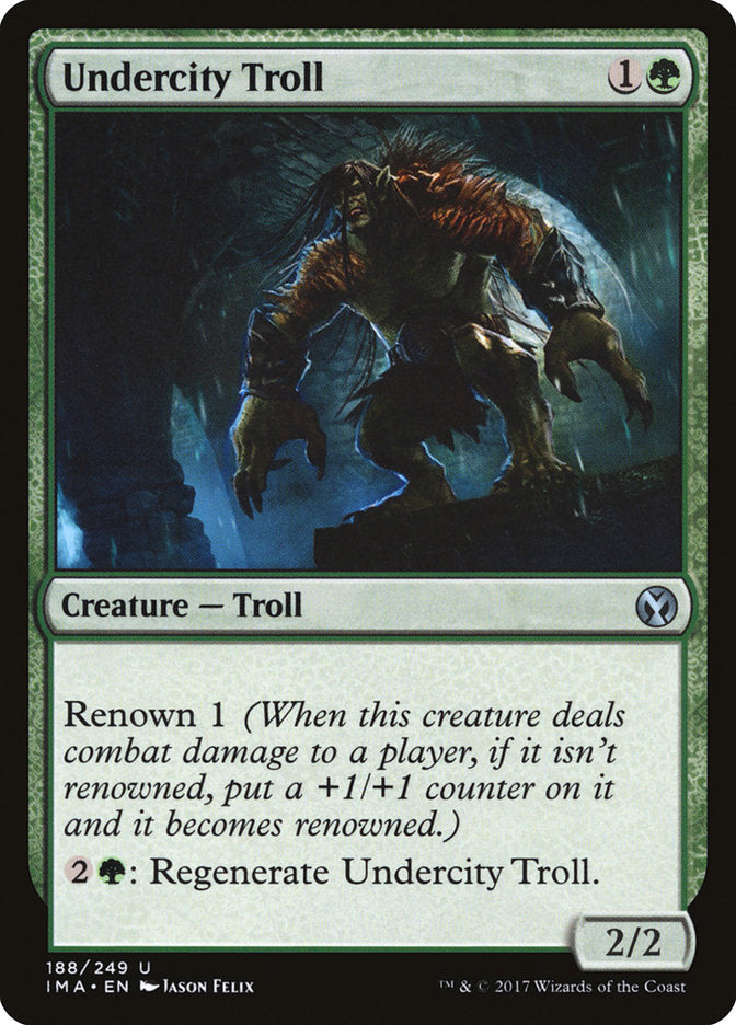 Undercity Troll [Iconic Masters] 