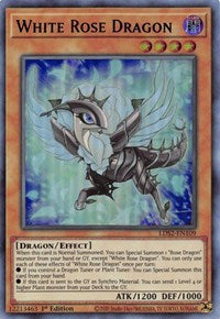 White Rose Dragon (Green) [LDS2-EN109] Ultra Rare 