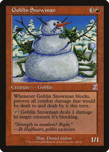 Goblin Snowman [Time Spiral Timeshifted] 