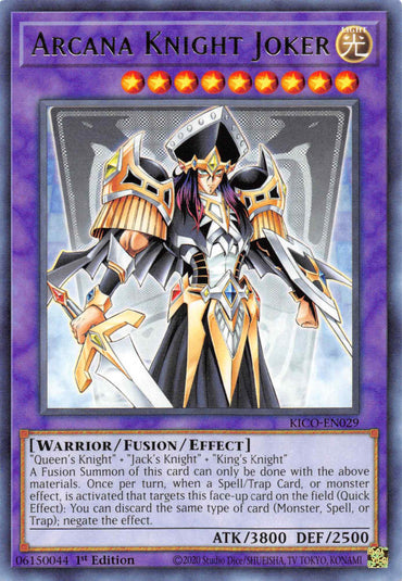 Arcana Knight Joker [KICO-EN029] Rare 