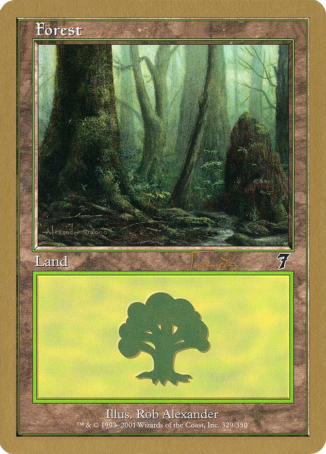 Forest (jt329) (Jan Tomcani) [World Championship Decks 2001] 